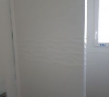 Carrelage terminé- salle d'eau