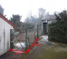 Portail exsistant -Terrain