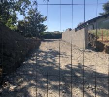 Mur de soutien mitoyen
