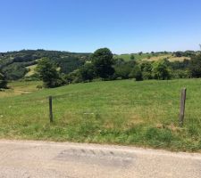 Vue &agrave; l'ouest, vers le vallon
