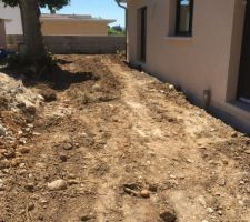VRD remise en place des terres