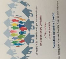 Invitation de la mairie
