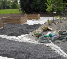 Réaménagement de la zone potager