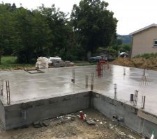 Dalle du réa de chaussé
