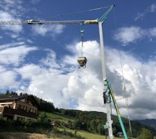 Installation de la grue
