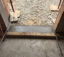 Beton appui fenêtre