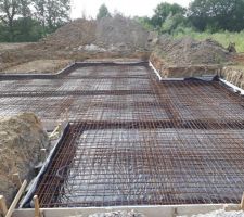 Préparation du radier