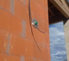 Etrange bouton vert