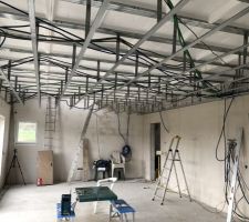 Ossature plafond rdc