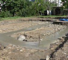 Tout est rempli, 3 toupies et 19 m3 de b&eacute;ton plus tard.