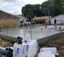 Coulage de la dalle