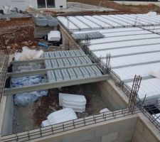 Finition du vide sanitaire pour préparation de la dalle (plancher).