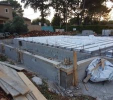 Finition du vide sanitaire pour préparation de la dalle (plancher).