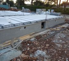 Finition du vide sanitaire pour préparation de la dalle (plancher).