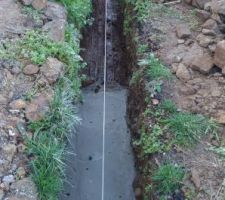 D&eacute;but de travaux terrasse