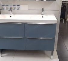 Meuble double vasque 1 SDB (enfants)