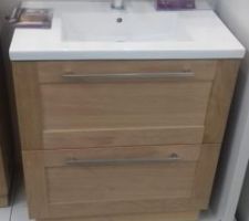 Meuble simple vasque SDB chambre parentale