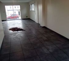 Carrelage et peinture rdc