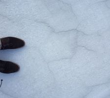 Fissures sur la dalle