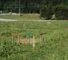 Implantation finale pour les pieux viss&eacute;s Technopieux.