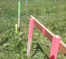 Implantation finale pour les pieux viss&eacute;s Technopieux.