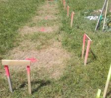 Implantation finale pour les pieux viss&eacute;s Technopieux.