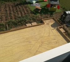 Préparation de la terrasse :
Etape 4 : Passage de la plaque vibrante