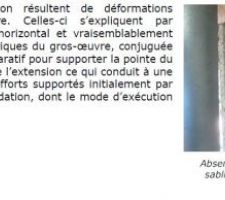 Extrait rapport d'expertise - absence chaînage