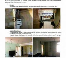 Electricien : abandon de chantier et rapport d'expertise