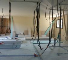 Début du chantier placo!
