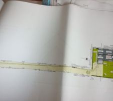 Implantation sur le terrain vu d'ensemble