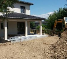 Vrd et terrassement en cours