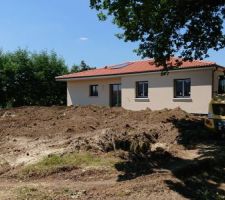 Remise à niveau des terres en cours