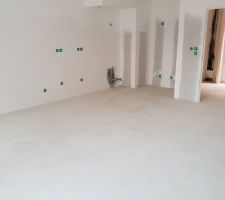 Chape liquide coulé