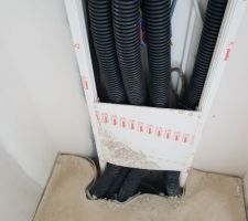 état du compteur a ce jour suite coulage chape