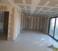 Joints de Placo termin&eacute;s