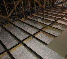 Pose du plancher à l?étage 
30m2