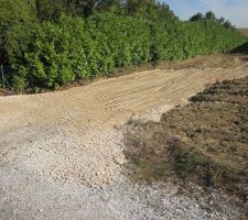 Chemin empierré
