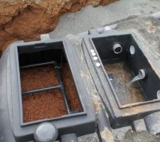 La micro-station BIONUT (en aval de la fosse toutes eaux)