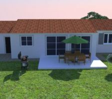 Vue 3D Sketchup - arrière