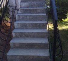 Escalier repris