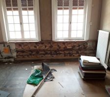 Démontage coffrage mur façade