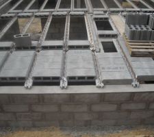 Poutrelles hourdis pour terrasse