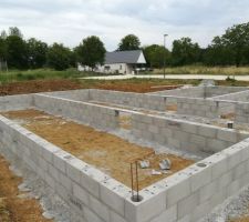 Aperçue de la forme de la maison grace au vide sanitaire