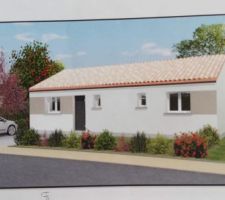 Voici un aperçu de la maison lorsqu'elle sera terminée