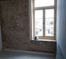 Photo chambre jardin mur fini
