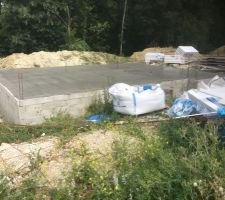Béton coulé vide sanitaire enfin terminé !