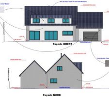 Façades Ouest et Nord