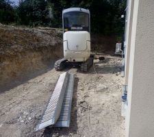 Début des travaux d'aménagement extérieur