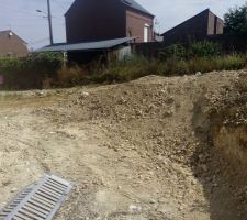 Début des travaux d'aménagement extérieur